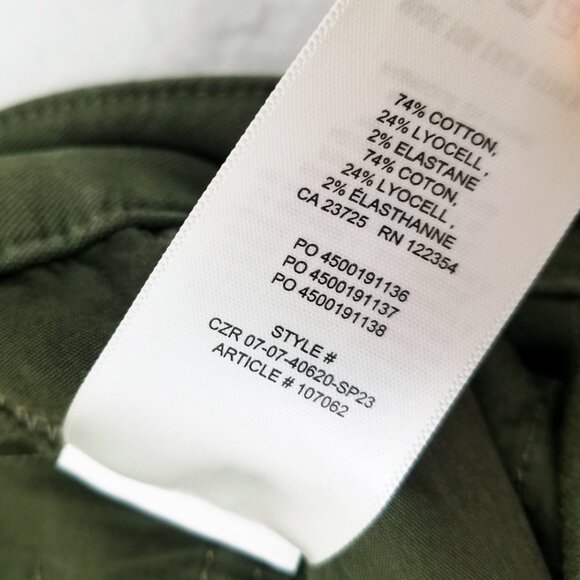 Aritzia Wilfred Free Havasu Cargo Skirt 2 Olive Army Green Mid Rise Pockets $110 - Picture 12 of 16